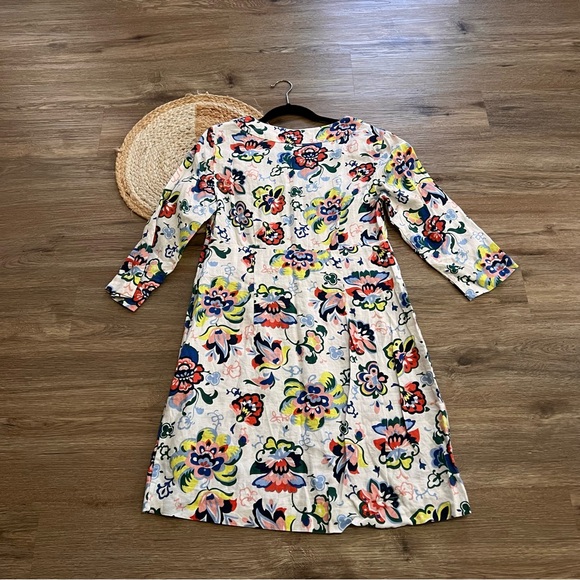 BODEN Linen Floral Print Tunic Dress - Picture 11 of 11